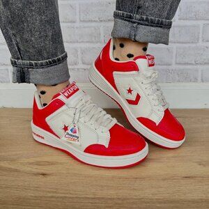 Converse Weapon Low Red White 10.5 Women Shoes Bird Magic Erving Sneaker A10598C